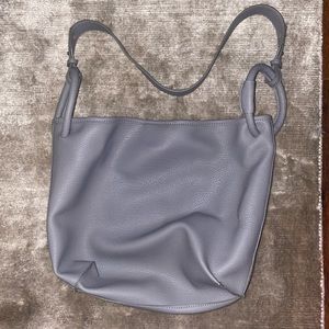 Grey shoulder bag